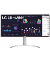 Monitor LG - 34WQ650-W, 34", WQHD, IPS, Anti-Glare, negru