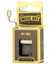 Cutiuță muzicală cu manivelă Kikkerland - My Way -1