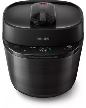 Multicooker Philips - HD2151/40, 1000W, 35 programe, negru -1