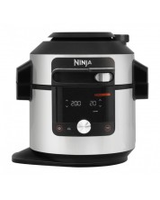 Multicooker Ninja - Foodi 14 in 1 SmartLid, 1760W, 14 programe, argintiu