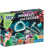 Set educațional Clementoni Science & Play - Laborator de excavare cu minerale și geode