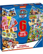 Joc de societate Paw Patrol: 6 Games Collection - Pentru copii