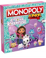 Joc de societate Monopoly Junior: Gabby's Dollhouse - Pentru copii -1