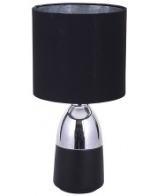 Lampă de masă ADS - ceramică, negru/argintiu -1