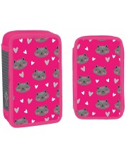 Penar cu accesorii S. Cool - Kitty, cu 2 fermoare, 29 piese -1