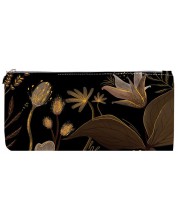 Penar Victoria's Journals Florals - Auriu și negru, 1 fermoar -1