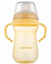Cană antiderapantă Canpol - 250 ml, galbenă -1
