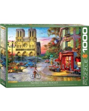Puzzle Eurographics din 1000 de piese - Dominic Davison Notre Dame -1