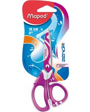 Foarfecă Maped Zenoa Fit - 13 cm, roz