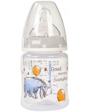 Nuk First Choice Bottle - Disney, TC, cu tetina din silicon, 150 ml, gri/Yori cu balon