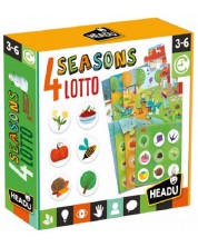 Puzzle-joc educațional Headu - Lotto 4 sezoane