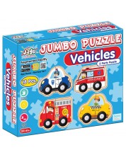 Jagu Educational Talking Puzzle - Cars, 18 piese  -1
