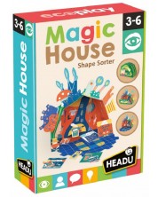 Carti flash educative Headu Montessori - Magic house -1