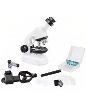 Set educațional Guga STEAM - Microscop pentru copii, alb -1