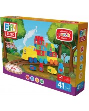 Constructor educațional Play Blox - Tren, 41 piese -1