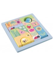 Puzzle educativ Montessori Orange Tree Toys - Grădină -1