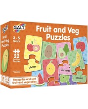 Puzzle educațional Galt - Fructe și legume -1