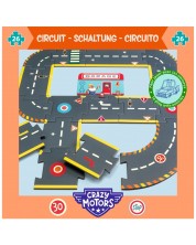 Puzzle educativ Djeco Crazy Motors – Puzzle gigant, 26 de piese
