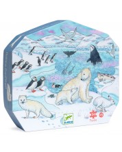 Puzzle educativ Djeco – Blândețe polară, 54 de piese - imagine 1