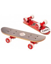 Mini skateboard pentru copii D'Arpeje - Rosu, 43 cm -1
