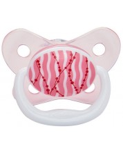 Suzetă ortodontică Dr. Brown's - PreVent, 12 luni+, roz