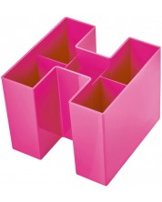 Organizator pentru birou Han Bravo Trend - cu 5 compartimente, roz -1