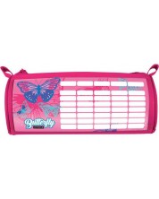 Penar oval Lizzy Card Pink Butterfly - Cu program -1
