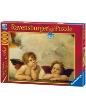 Puzzle Ravensburger de 1000 piese - Heruvimi, Rafaelo Sanzio