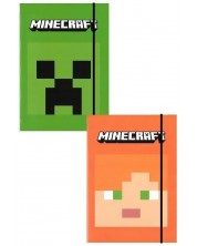 Dosar cu elastic Minecraft Pixel - 2 tipuri, sortiment -1