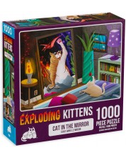 Puzzle Exploding Kittens de 1000 piese - Oglinda pisicii