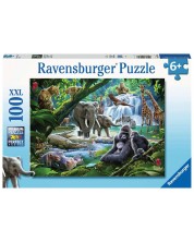 Puzzle Ravensburger de 100 XXL piese - Jungle Families