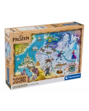 Puzzle Clementoni din 1000 de piese - Regatul de gheață