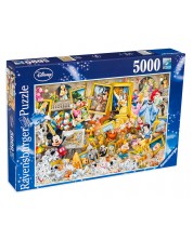 Puzzle Ravensburger din 5000 de piese - Mickey Mouse pictor -1