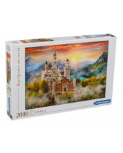 Puzzle Clementoni din 2000 de piese - Castelul Neuschwanstein, Germania, Aimee Stewart -1