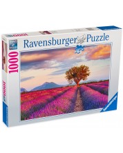 Puzzle Ravensburger 1000 de piese - Campuri de lavanda