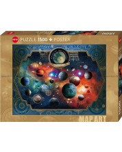 Puzzle Heye din 1500 de piese - Lumea Spațiului -1