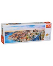 Puzzle panoramic Trefl din 500 de piese - Porto, Portugalia -1
