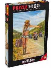 Puzzle Anatolian din 1000 de piese - O femeie in America -1