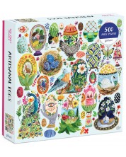 Puzzle Galison din 500 de piese - Ouă pictate manual -1