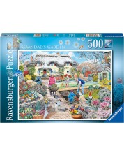 Puzzle Ravensburger din 500 de piese - Grădina bunicului -1