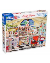 Puzzle White Mountain de 1000 piese - Craft Room Seek & Find