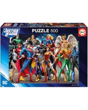 Puzzle Educa din 500 piese - DC Comics: Liga Dreptății