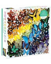 Puzzle Galison din 500 de piese - Fluturi frumosi -1