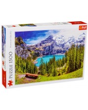 Puzzle Trefl din 1500 de piese - Lake Alps -1