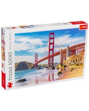 Puzzle Trefl din 1000 de piese - Podul și San Francisco -1