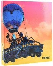 Mapă biblioraft UWear - Fortnite, Battle Bus, A4	