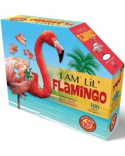 Puzzle Madd Capp de 100 piese -I am lil' flamingo -1