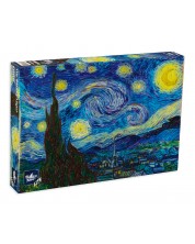 Puzzle Black Sea Lite de 1000 piese - Noapte instelata, Vincent van Gogh