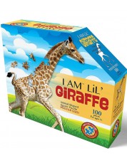 Puzzle Madd Capp de 100 piese - Girafa -1