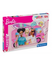 Puzzle Clementoni din 104 de piese - Barbie la mare -1